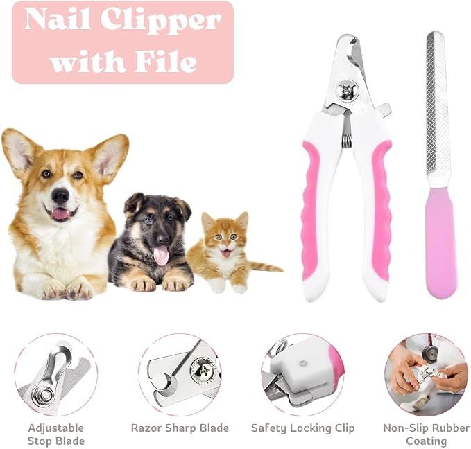 PupLuxe Puppy Starter Kit | Pink 22 Piece Great - Image 3