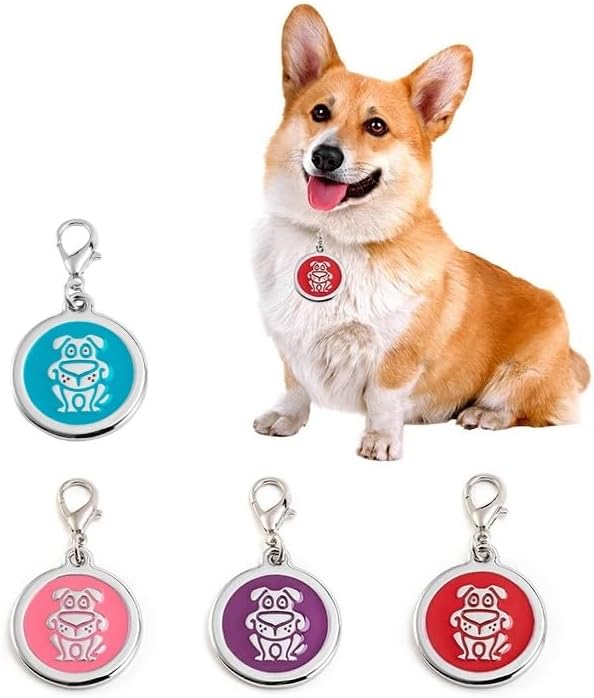 Personalized Funky Dog Design Pet ID Tags - Image 3