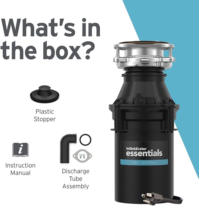 InSinkErator Essentials ES50 Kitchen Garbage Disposal - Image 7