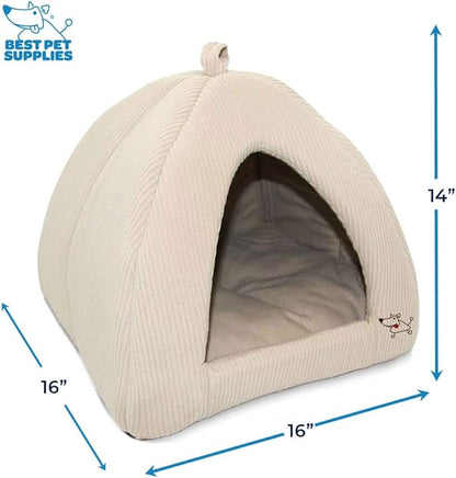 Best Pet Supplies Dog House Bed Crate Mat Tent Indoor Round Soft Plush - Image 3