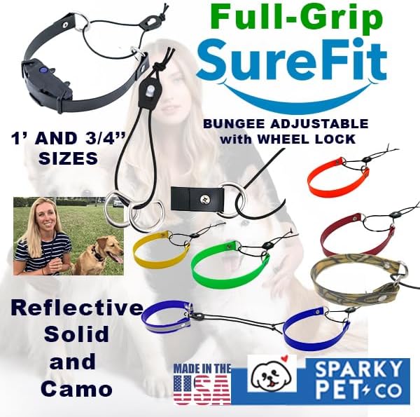 Sparky Pet Co - Surefit ECollar Strap - Bungee Dog Collar - Waterproof - - Image 4