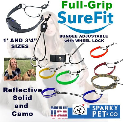 Sparky Pet Co - ECollar Replacement Strap -Black Surefit- Waterproof - - Image 4