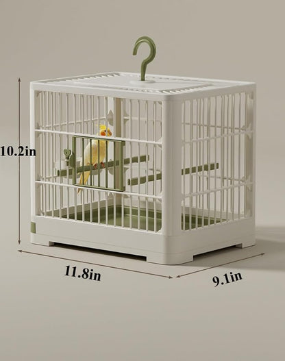 Travel Bird Cage Bird Travel Carrier Ornamental Birdcages Features Standing - Image 4