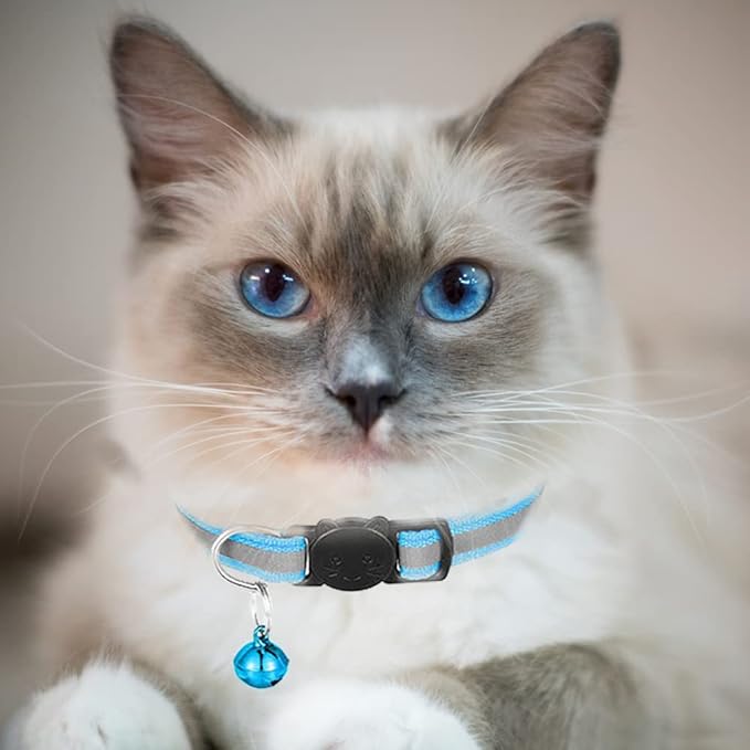 2 Pack Cat Collars Quick Release Reflective Kitten Collar - Image 3