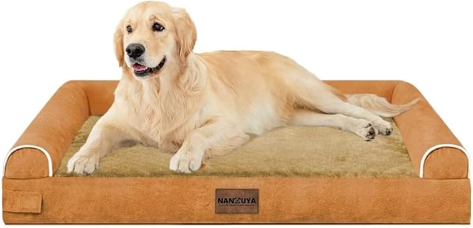Large Dog Bed Orthopedic Washable: Beds Bolster XL Bed Medium Large Dogs Egg - Image 9