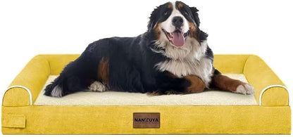Large Dog Bed Orthopedic Washable: Jumbo Dog Bed Bolster Extra Large Dogs Egg - Image 9