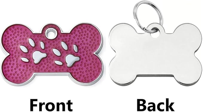 Personalized Dog Cute Paw Pet ID Tag - Image 2
