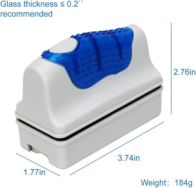 Jasonwell Magnetic Aquarium Fish Tank Glass Algae Glass Cleaner Scrubber - Image 4