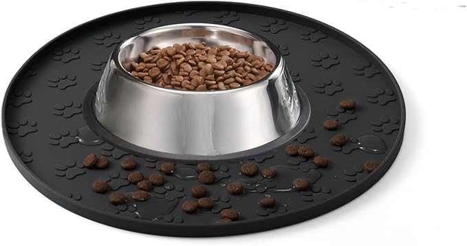 Dog Food Mat - Waterproof Silicone Cat Mat by WLDJMP