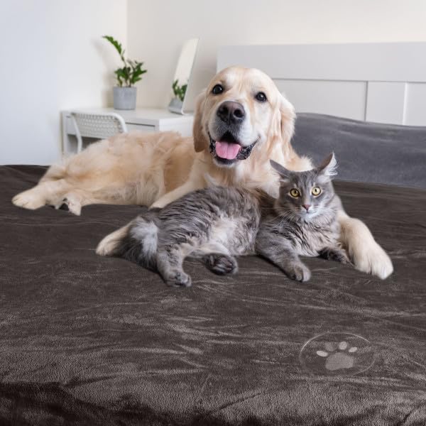 Waterproof Pet Blanket Collection– Reversible Throw Protects Couch, Bed from - Image 8