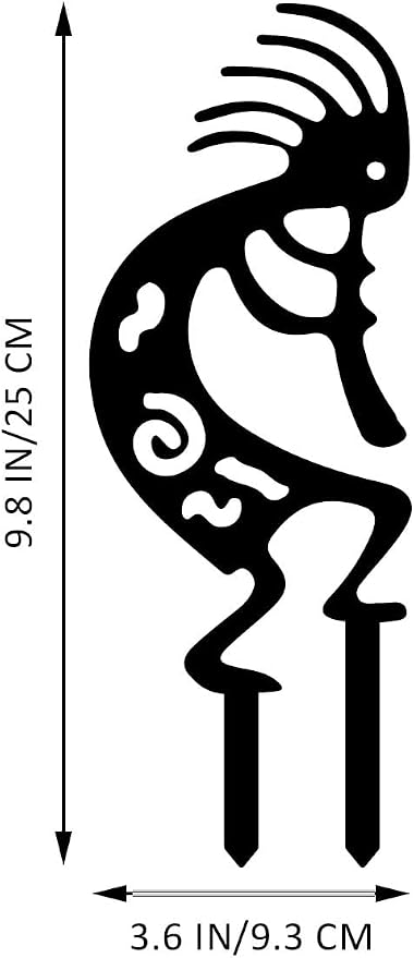 4 Piece Kokopelli Metal Garden Stakes - Image 8