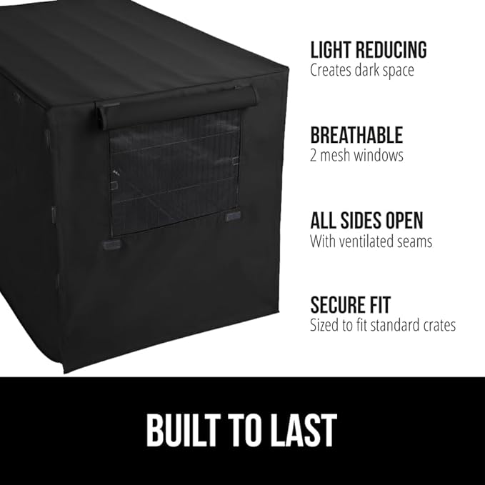 GORILLA GRIP Dog Crate Covers Compatible - Image 2