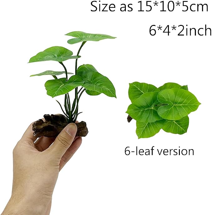 Smoothedo-Pets Fish Tank Decor Aquarium Decorations Ornaments Betta Leaf pad - Image 3