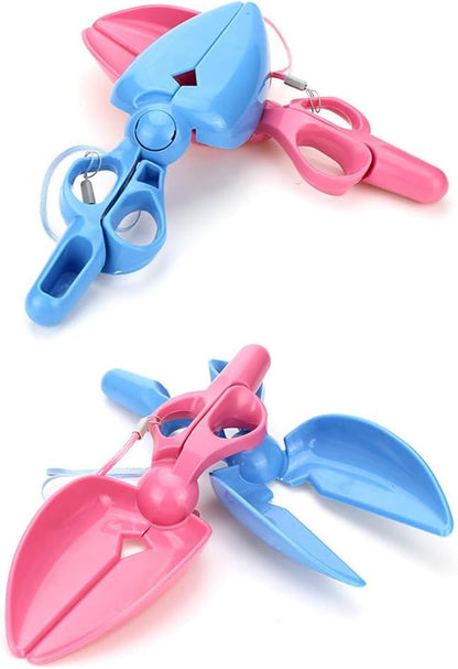 2 Pack Dog Pooper Scooper Mini Portable Pet Waste Poop Scissor Scoop Picker - Image 7