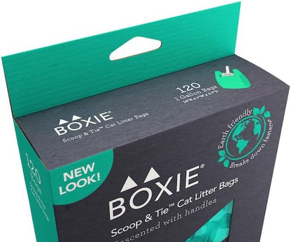 Boxie Sustainable Scoop & Tie Pet Waste Bags, Leak-Proof, Easy-to-Tie Handles - Image 10