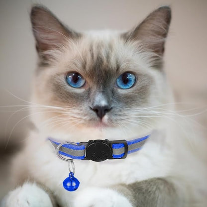 2 Pack Cat Collars Quick Release Reflective Kitten Collar - Image 4