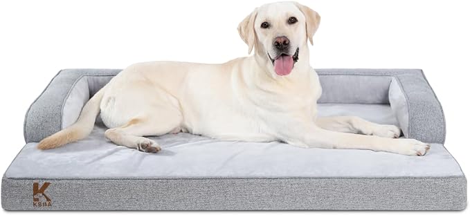 KSIIA Washable Dog Bed XL Senior Dog, Orthopedic Warm Soft Pet Sofa Waterproof by KSIIAPetProducts