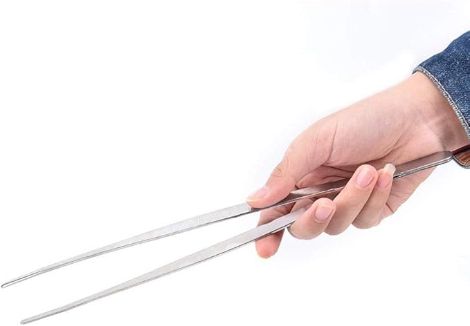 FEITA Extra-Long 15-Inch Tweezer Stainless Steel Straight - Image 6