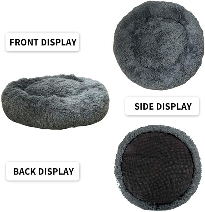 Nisrada Dog Bed for Small Medium Large Dogs, 27 inch Calming Dogs Bed, - Image 4