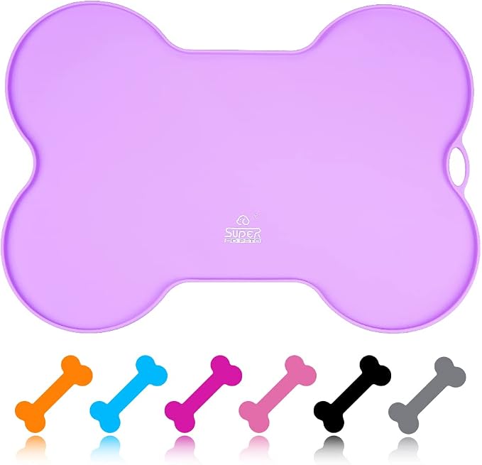 Super Design Dog Food Mat Dog Bowl Mat by SUPERDESIGN