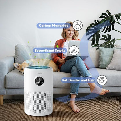 Air Purifiers for Home Pets Large Room Up to 1360 Ft², Tailulu D10 HEPA Air - Image 8