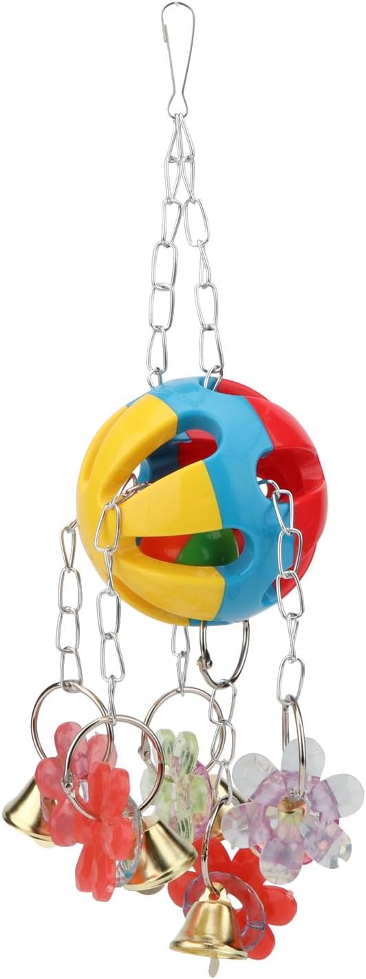 Hypeety Pet Parrot Toy Plastic Colorful Birds Ball by Hypeety