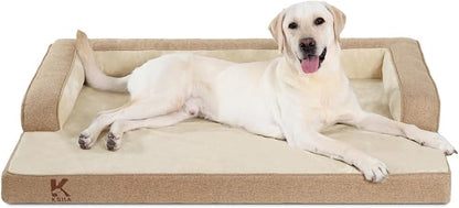 KSIIA Washable Dog Bed XL Senior Dog, Orthopedic Warm Soft Pet Sofa Waterproof by KSIIAPetProducts