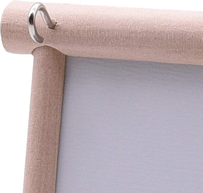 HANZE Bird Mirror Swing with Rattan Ball | Natural Wood Parrot Toy with Metal - Image 5