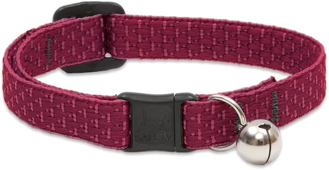 LupinePet Eco 1/2" Berry Cat Safety Collar by LupinePet
