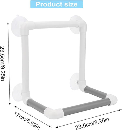 Hypeety Bird Portable Suction Cup Parrot Shower Perch Window Standing Platform - Image 2