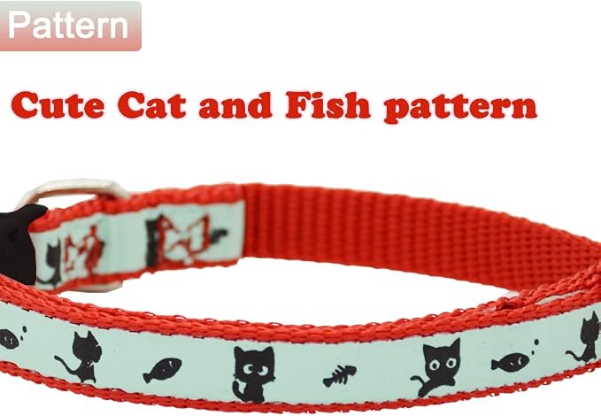 2 Pack Glow in The Dark Cat Collar - Image 4