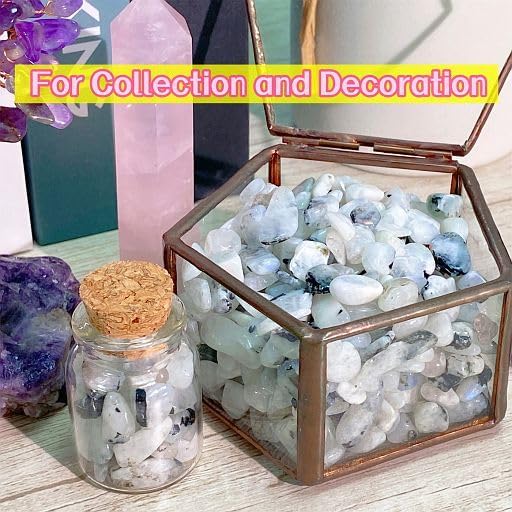 YATOJUZI Moonstone 1LB Aquarium Gravel Rocks Bulk Wholesale Tumbled Crystals - Image 4