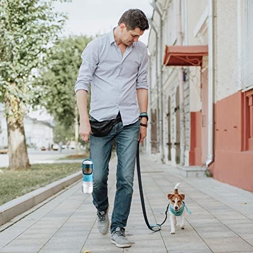 Dog Water Bottle with Food Container, Travel Puppy Water Bowl, Portable Pet - Image 2