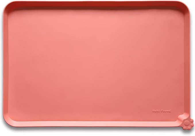 Hoki Found Large Silicone Pet Feeding Mats Tray by Hoki+Found
