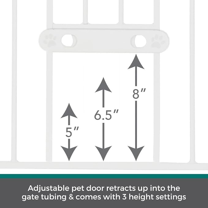 MYPET North States Extra Tall & Wide Walk Thru EasyPass Pet Gate - Image 2