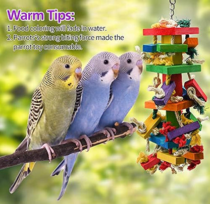 RUBY.Q 2 Pack Large Parrot Toy, 20in Bird Parrot Toy, African Grey and a - Image 7