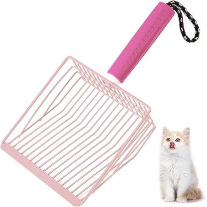 Cat Litter Scoop, 2-in-1 Detachable Ergonomic Handle, Bar Grid Shape by Apidgrowth