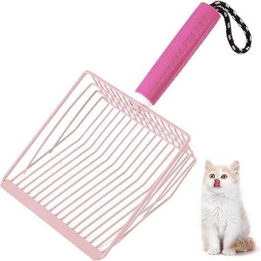 Cat Litter Scoop, 2-in-1 Detachable Ergonomic Handle, Bar Grid Shape by Apidgrowth