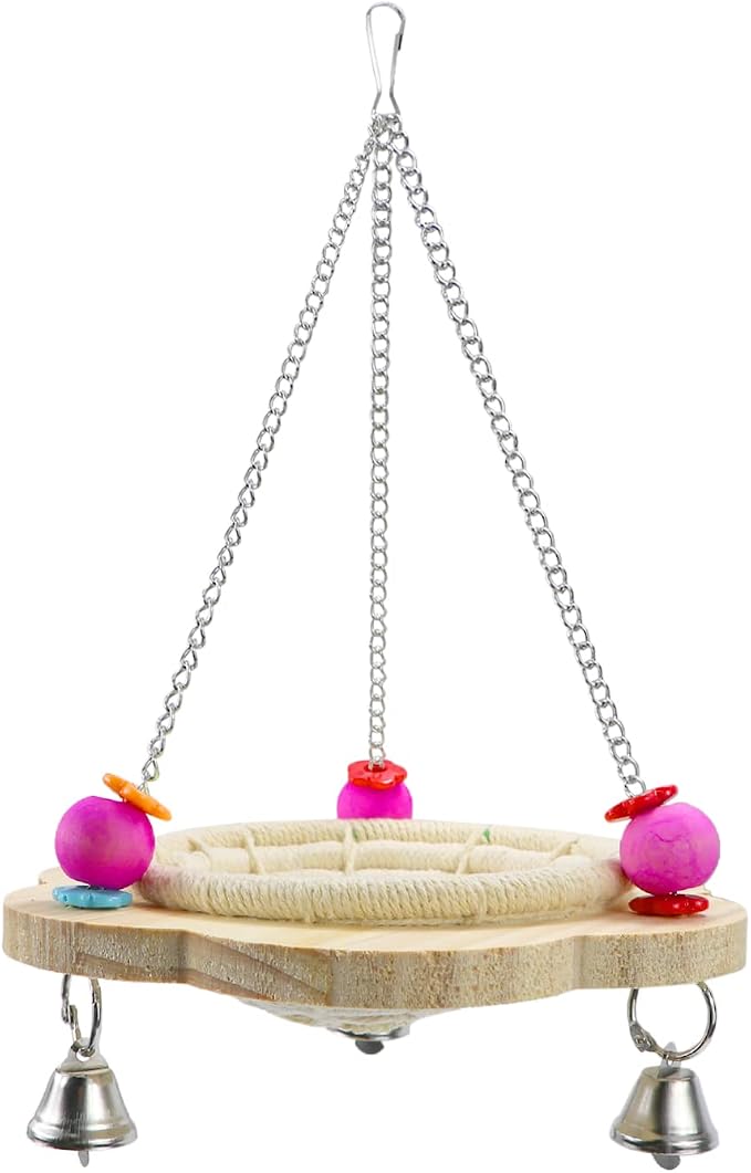 Wontee Bird Nest Parrot Breeding Nest Bed Bird Hanging Swing - Image 6