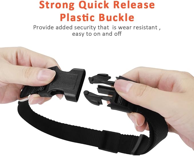 4 Pack Nylon Dog Collars, Classic Adjustable Pet Dog Collar - Image 3