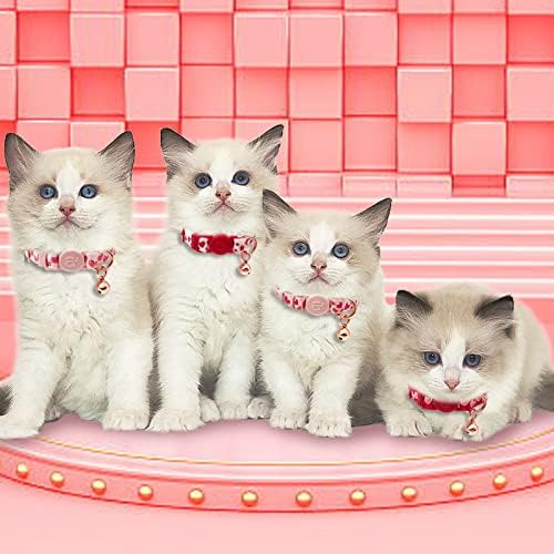 azuza 4 Pack Valentines Kitten Collar - Image 3