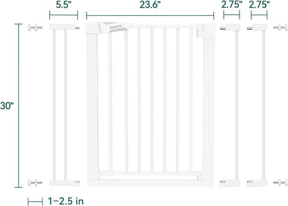 BABELIO Safety Gate Door Fits for Stairs, Narrow and Wide Doorways - Image 3