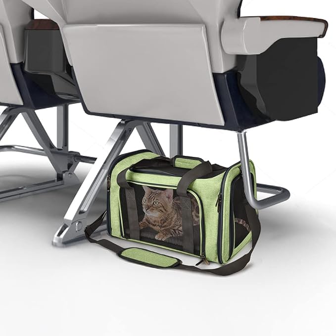 Henkelion Pet Carrier for Small Medium Cats Dogs Puppies up to 15 Lbs, Airline - Image 4