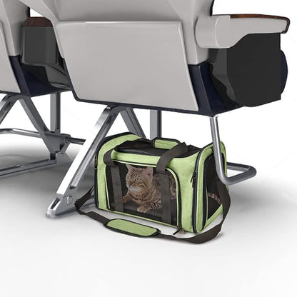Henkelion Pet Carrier for Small Medium Cats Dogs Puppies up to 15 Lbs, Airline - Image 4