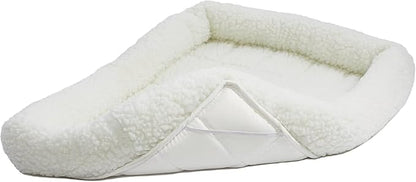 MidWest Homes for Pets QuietTime Giant Dog Bed – White Fleece Bolster, - Image 2