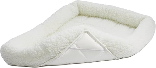 MidWest Homes for Pets QuietTime Giant Dog Bed – White Fleece Bolster, - Image 2
