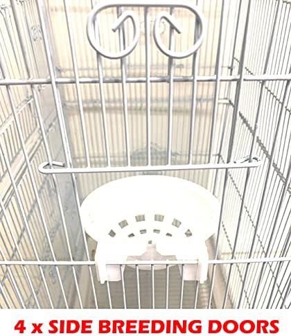 63" Roof Top Bird Flight Parrot Pet House Home Cage - Image 8
