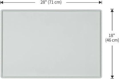 Dog Food Mat, Silicone Waterproof Food Tray, Non Slip Pet Bowl Mats Placemat - Image 5