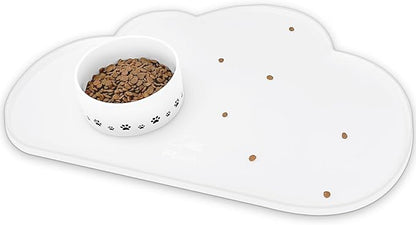 Ptlom Pet Placemat for Dogs and Cats, Non-Slip Waterproof Dog Feeding Mats by PTLOM