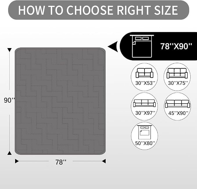 fuguitex Waterproof Dog Bed Cover Couch Cover - Image 7